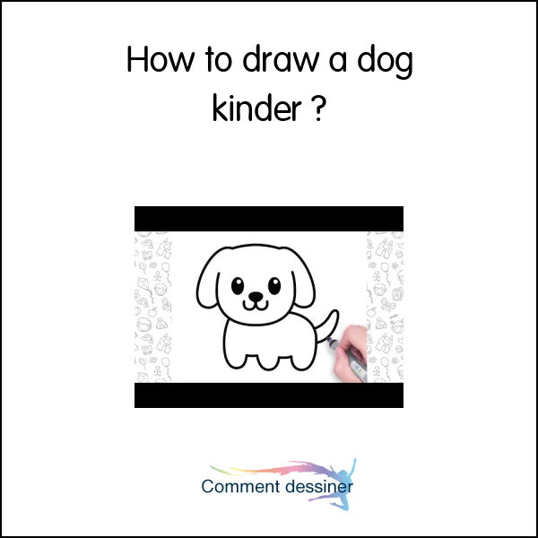 How to draw a dog kinder